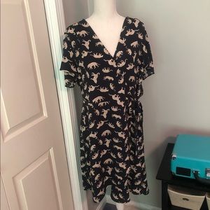 J.Crew Leopard Wrap Dress - NWT